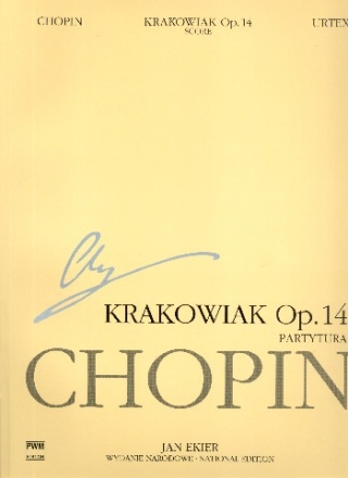 National Edition vol.20 A 15d Krakowiak op.14 for piano and orchestra score