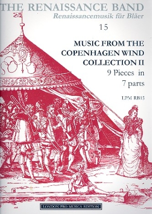 Music from the Copenhagen Wind Collection vol.2 for 7 instruments score and parts