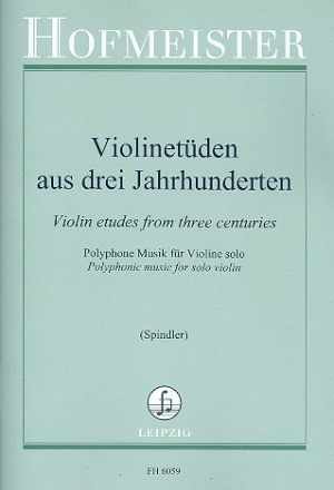 Violinetden aus 3 Jahrhunderten fr Violine