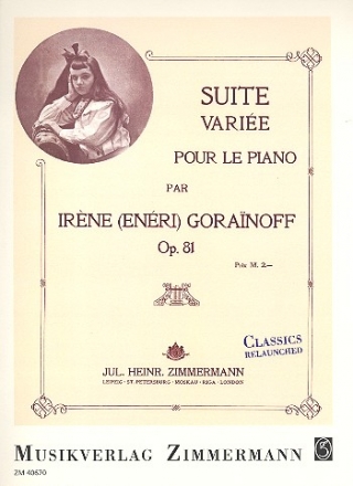 Suite varie op.81 fr Klavier Reprint