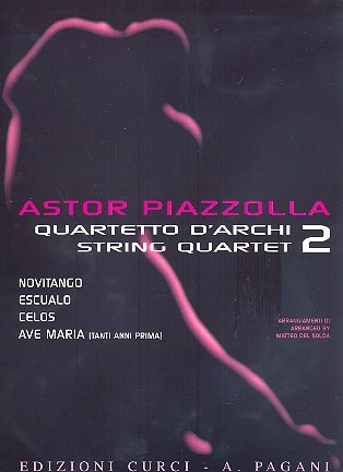 Piazzolla vol.2 for String Quartet score and parts