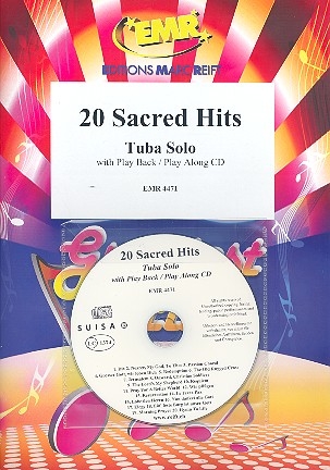 20 sacred Hits (+CD) for tuba