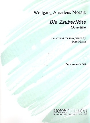 Die Zauberflte Ouvertre: for 2 pianos 2 scores