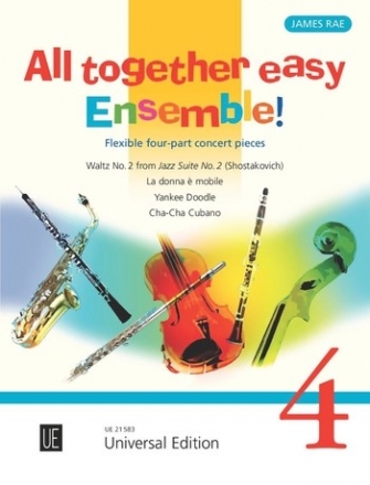 All together easy Ensemble! Band 4 fr flexibles Ensemble Partitur und Stimmen