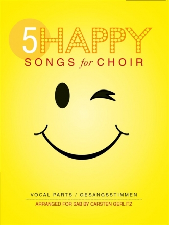 BOE7731GP   5 happy Songs fr gem Chor (SAB) und Klavier Chorpartitur