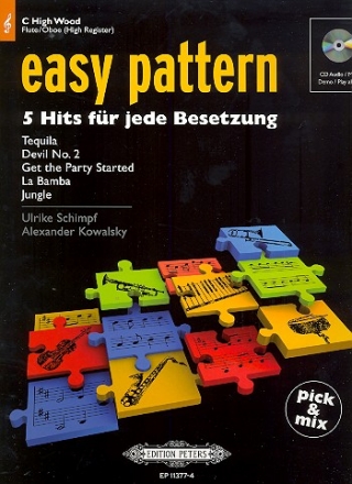 Easy Pattern (+CD) fr flexibles Ensemble (Klassenmusizieren) Holzblasinstrument in C (Violinschlssel)