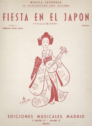 Fiesta en el Japon para guitarra