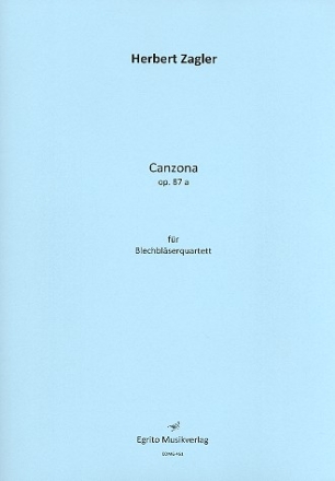 Canzona op.87a fr 2 Trompeten und 2 Posaunen Stimmen