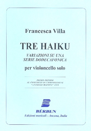 Tre Haiku per violoncello