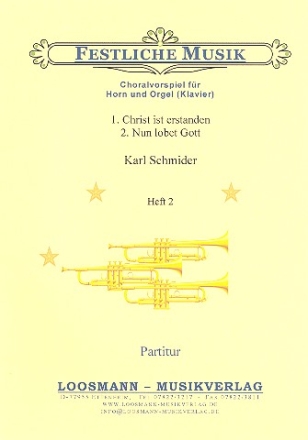 Festliche Musik Band 2 fr Horn und Orgel (Klavier)