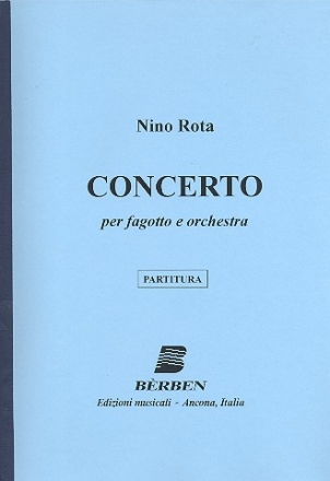 Concerto per fagotto e orchestra partitura