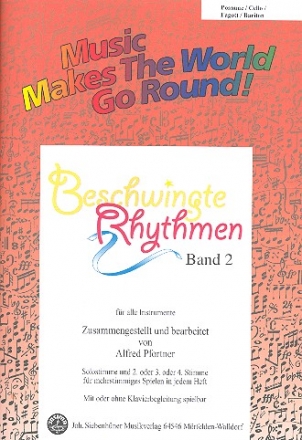 Beschwingte Rhythmen Band 2 fr flexibles Ensemble Posaune/Violoncello/Fagott/Bariton