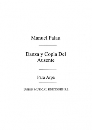 Danza y copla del ausente for harp