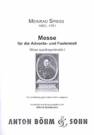 Messe fr die Advents- und Fastenzeit fr gem Chor a cappella Partitur