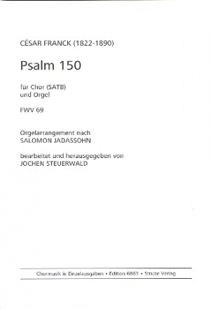 Psalm 150 FWV69 fr gem Chor und Orgel