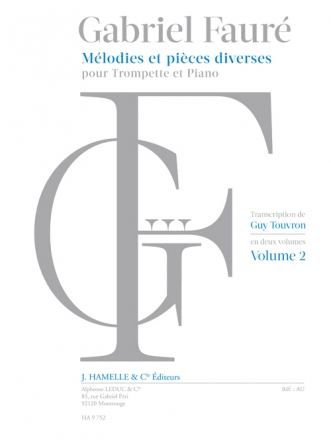 HA9752 Mlodies et pices diverses vol.2 pour trompette et piano