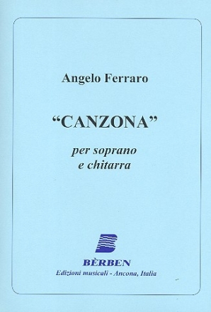 Canzona per soprano e chitarra partitura