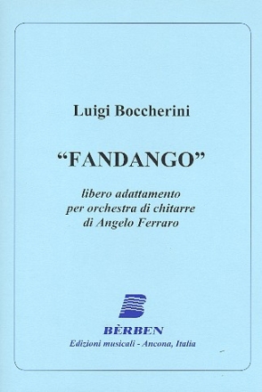 Fandango per orchestra di chitarre partitura e parti