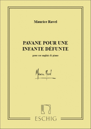 Pavane pour une infante defunte pour cor anglais et piano