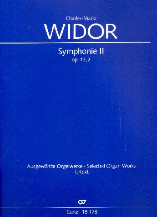 Sinfonie Nr.2 op.13,2 fr Orgel