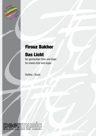 Das Licht fr gem Chor und Orgel Partitur