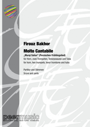 Molto Cantabile fr Horn, 2 Trompeten, Tenorposaune und Tuba Partitur und Stimmen