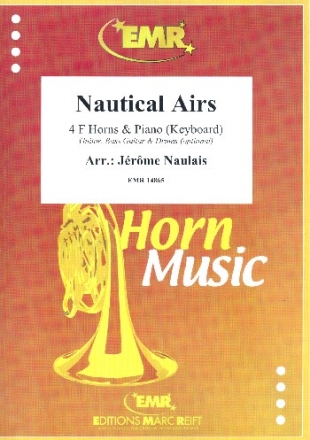 Nautical Airs for 4 horns and piano (keyboard) (rhythm group ad lib) score and parts