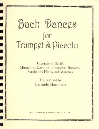 Bach Dances for trumpet (piccolo)