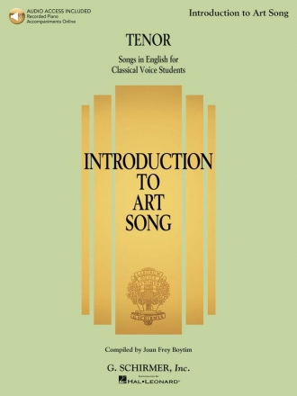 HL50600559 Introduction to Art Song (+Audio Access) for tenor and piano