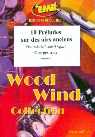 10 Prludes sur des airs anciens fr Oboe und Klavier (Orgel)