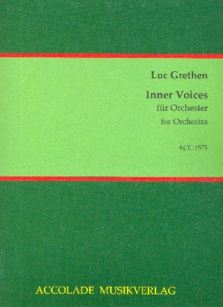 Inner Voices fr Orchester Studienpartitur