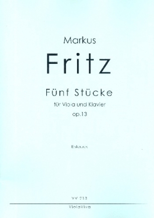 5 Stcke op.13 fr Viola und Klavier