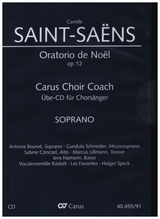 Oratorio de Noel - Chorstimme Sopran  Playalong-CD