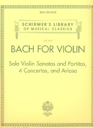 Bach for Violin for violin (some with piano)