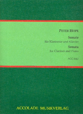 Sonate fr Klarinette und Klavier