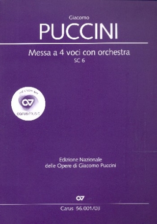 Messa di Gloria SC6 fr Soli, gem Chor und Orchester (Kammerorchester) Klavierauszug