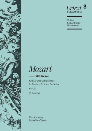 Missa c-Moll KV427 fr Soli, gem Chor und Orchester Klavierauszug