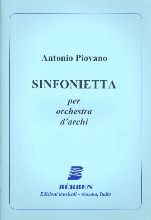 Sinfonietta for string orchestra score and parts (1-1-1-1-1)