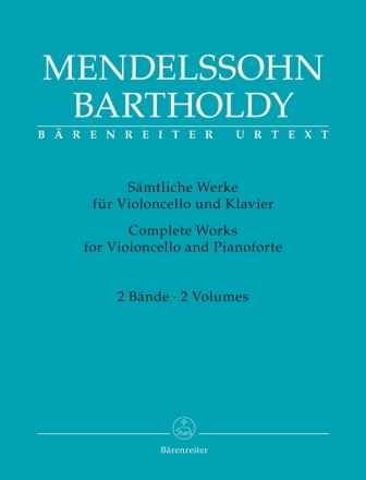 Smtliche Werke fr Violoncello und Klavier (Band 1 und 2)