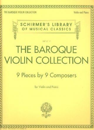 The baroque Violin Collection for violin and piano