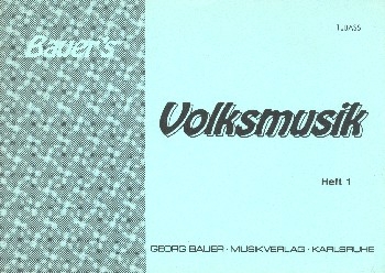 Bauers Volksmusik Band 1 fr Blasorchester Bass 1 in C Bassschlssel