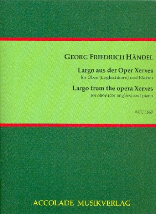 Largo aus der Oper Xerxes fr Oboe (Englischhorn) und Klavier