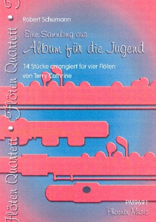 Album fr die Jugend fr 4 Flten Partitur und Stimmen