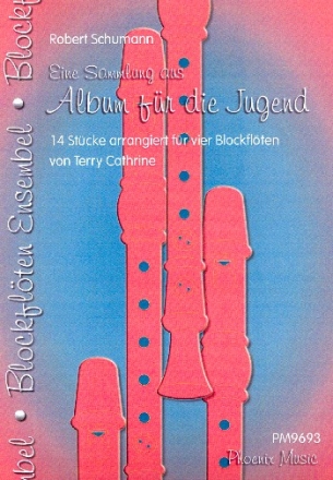 Album fr die Jugend fr 4 Blockflten (SSAT) Partitur und Stimmen