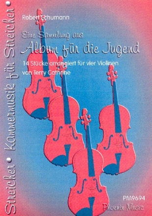 Album fr die Jugend fr 4 Violinen Partitur und Stimmen