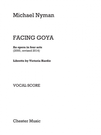 CH65659 Facing Goya  vocal score