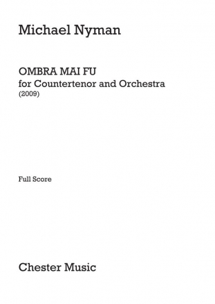 CH76109 Ombra mai fu for countertenor and orchestra score