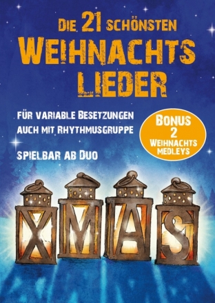 MRS3911 Die 21 schnsten Weihnachtslieder fr 2-x Instrumente (Sinfonieorchester) (Rhythmusgruppe ad lib) Tenorsaxophon (3. Stimme)