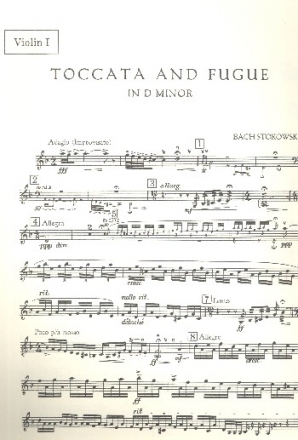 Toccata and Fugue d minor BWV565 for orchestra violin 1