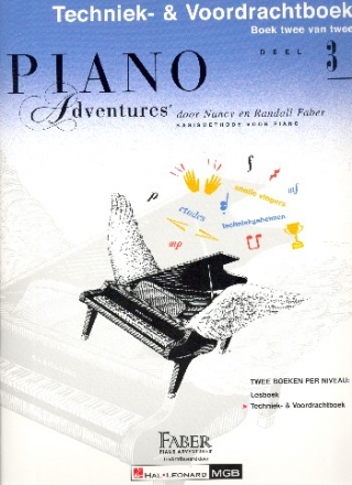 Piano Adventures vol.3 techniek- and voordrachtboek (nl)